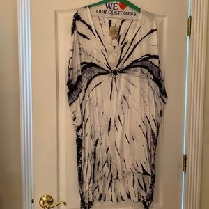 Hi-low tie dye dress